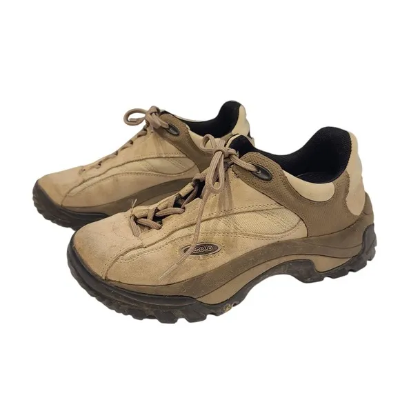 Asolo  Tan Suede Low Hiking Trail Shoes Women's US 7M EU 38