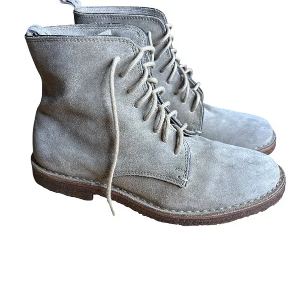 Astroflex 1820 8 Hole Taupe Men’s Boots Suede Leather Crepe Sole 43