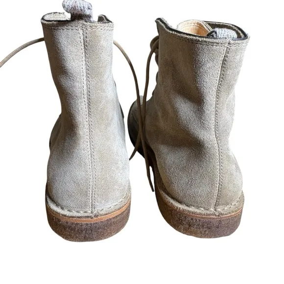 Astroflex 1820 8 Hole Taupe Men’s Boots Suede Leather Crepe Sole 43