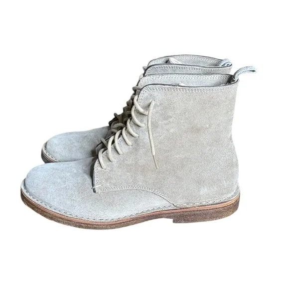 Astroflex 1820 8 Hole Taupe Men’s Boots Suede Leather Crepe Sole 43