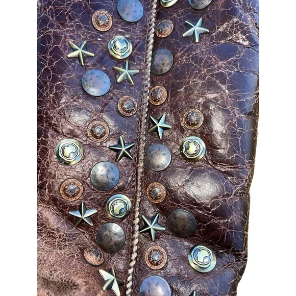 Australia Luxe Collective Sheepskin Studded Riding Boots 8 Angel Special Release