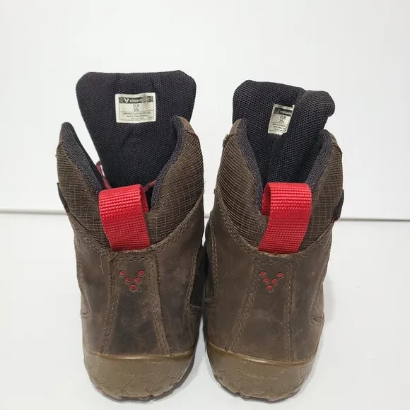 B27 Vivobarefoot Tracker II FG Womens Brown Hiking Boots Waterproof Shoes sz 35L