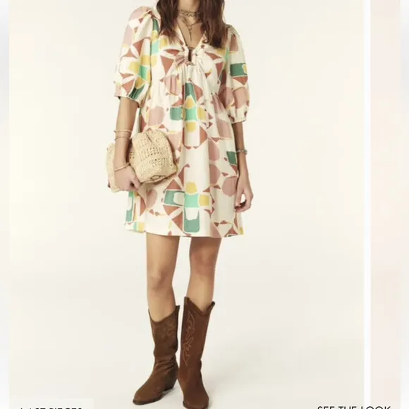 BA&amp;SH ARANCIA Short loose dress