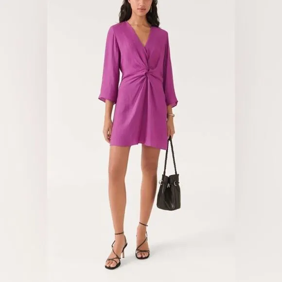 BA&amp;SH NWT GOTHIE DRESS IN VIOLET SIZE M