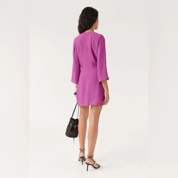 BA&amp;SH NWT GOTHIE DRESS IN VIOLET SIZE M
