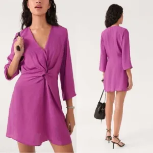 BA&amp;SH NWT GOTHIE DRESS IN VIOLET SIZE M