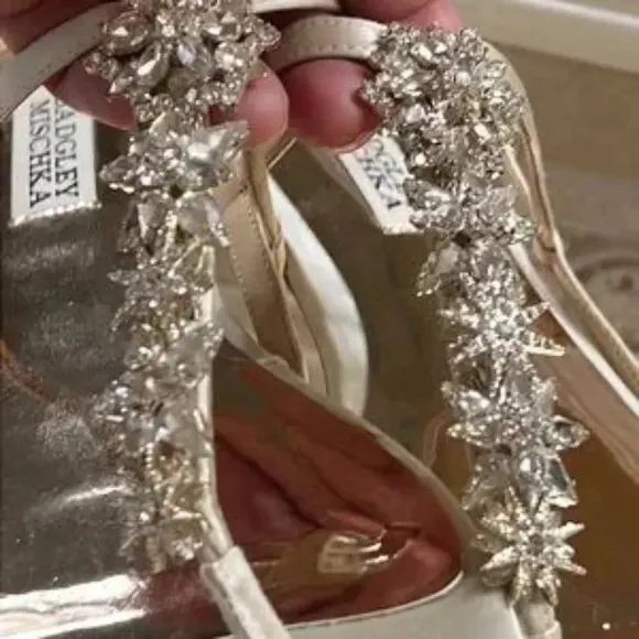 Badgley Mischa‎ Tate Platino Crystal Dress Sandal