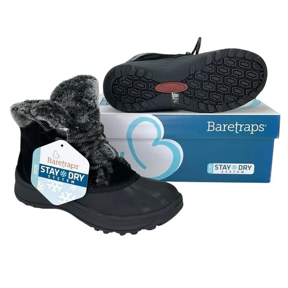 Baretraps Augustina Waterproof Womens Winter Ankle Boots Size 5M