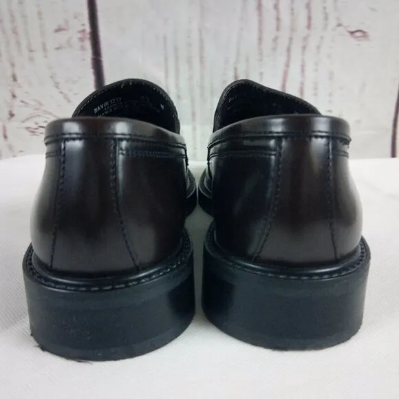 Bass &quot;Gavin&quot; Men's Italian Made Brown Leather Slip On Casual Dress Shoes…