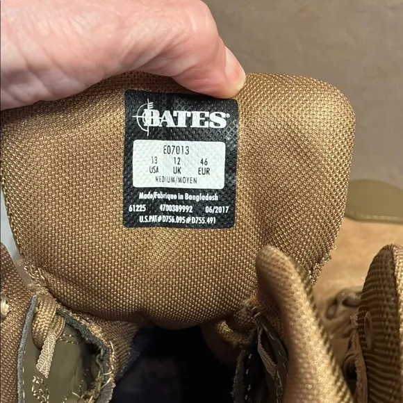 Bates Endurance Performance System Tactical Tan Men's Boots