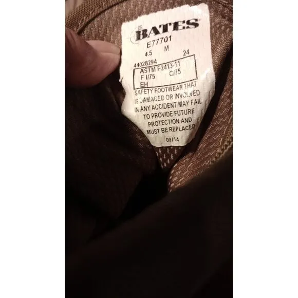 Bates Women's Size 4.5 M Seebee Steel Toe Safety Footwear - NWT