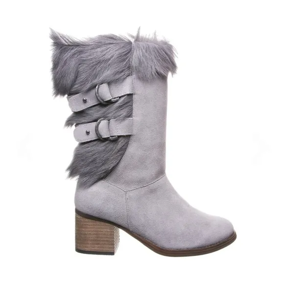 Bearpaw Madeline Gray Fog Mid Rise Boots