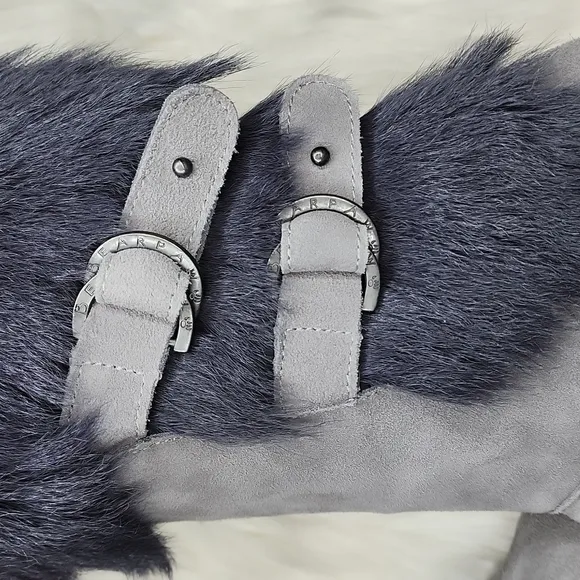 Bearpaw Madeline Gray Fog Mid Rise Boots