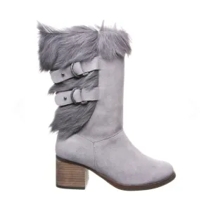 Bearpaw Madeline Gray Fog Mid Rise Boots