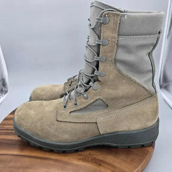 Belleville Boots Men's 11 R Green Leather GTX Lace Up Combat Outdoor Military
