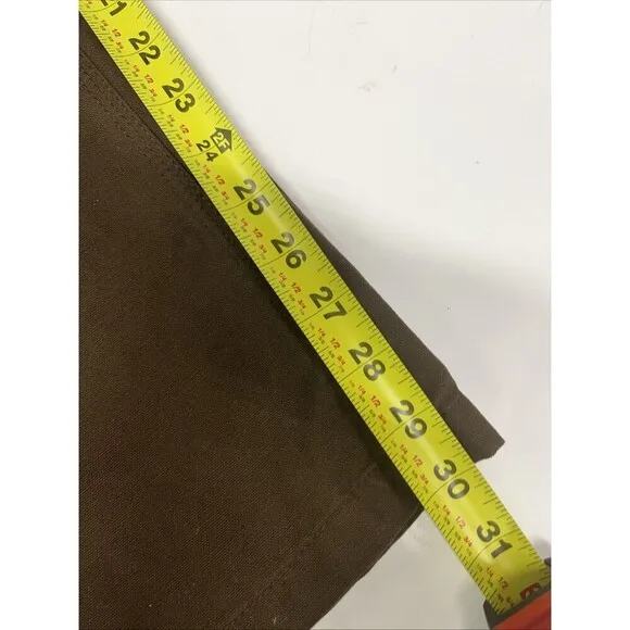 Berne Pants Washed Duck Carpenter Pant Relaxed Fit  Utility pockets 38x30 New