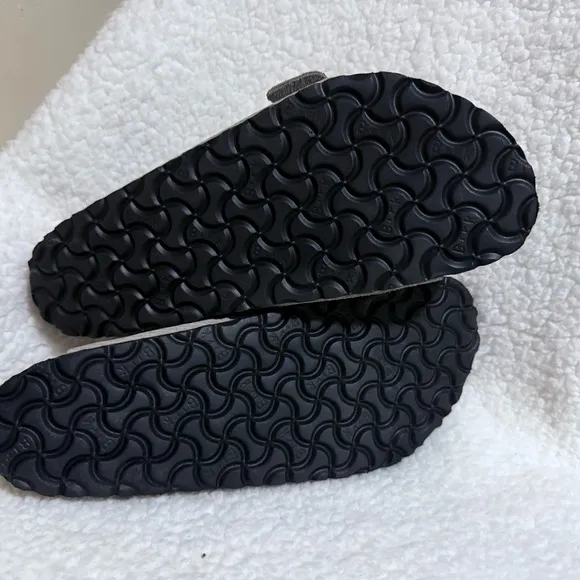 Birkenstock Arizona Suede Embossed Sandals, Size 42 (11 US)