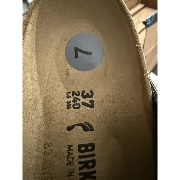 Birkenstock Birko Flor ARIZONA Metallic Stones Black nwt size 7