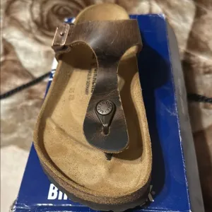 Birkenstock Brown Leather Sandals. Brand new.