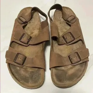 Birkenstock Brown Leather Sandals