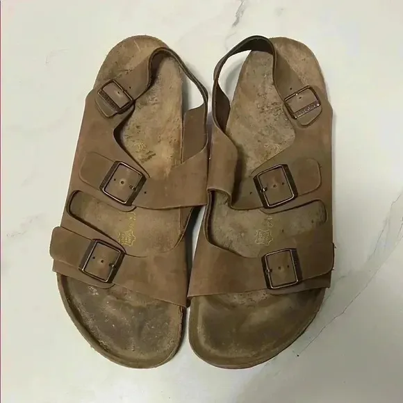Birkenstock Brown Leather Sandals