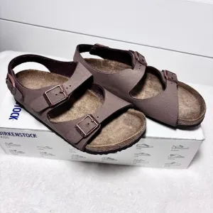 Birkenstock Kids Brown Sandals Roma Kids  Mocha Narrow Fit Size 33 / 2