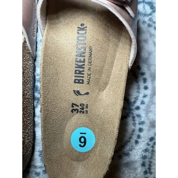 Birkenstock Madrid Birko- Flor Women's Sandals Cooper Size 37 US 6 Single Buckle