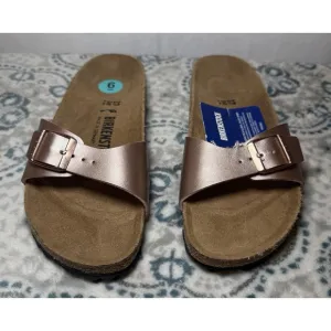 Birkenstock Madrid Birko- Flor Women's Sandals Cooper Size 37 US 6 Single Buckle
