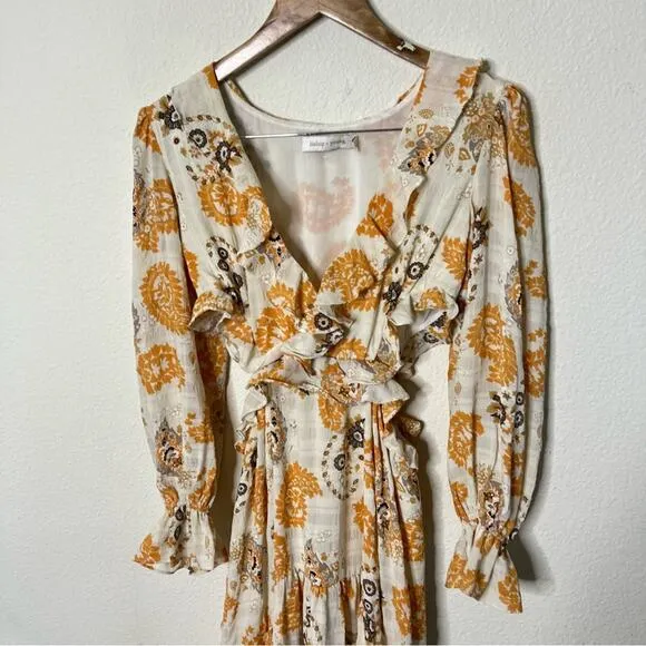 Bishop   Young x Anthropologie Paloma Cut-Out Dress In Montecito Womens Size S