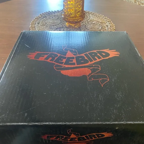 Black Freebird discontinued Snakeskin Boots