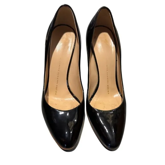 Black patent leather Giuseppe, Zanotti heels