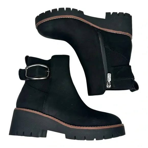 Blondo Dahlia Women's Boots Black Nubuck. Sz: 7