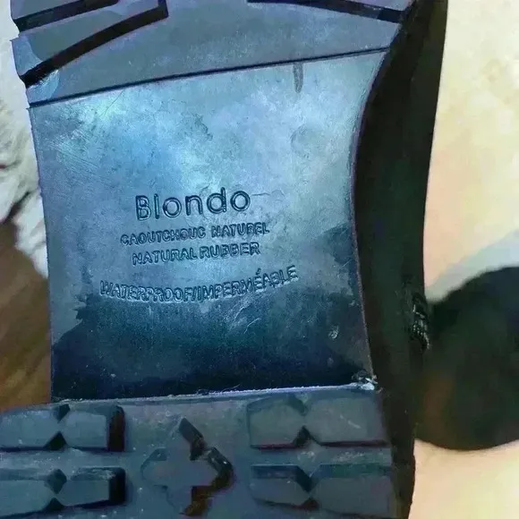 Blondo Val Waterproof boots - worn once, like new Sz 8.5 leather