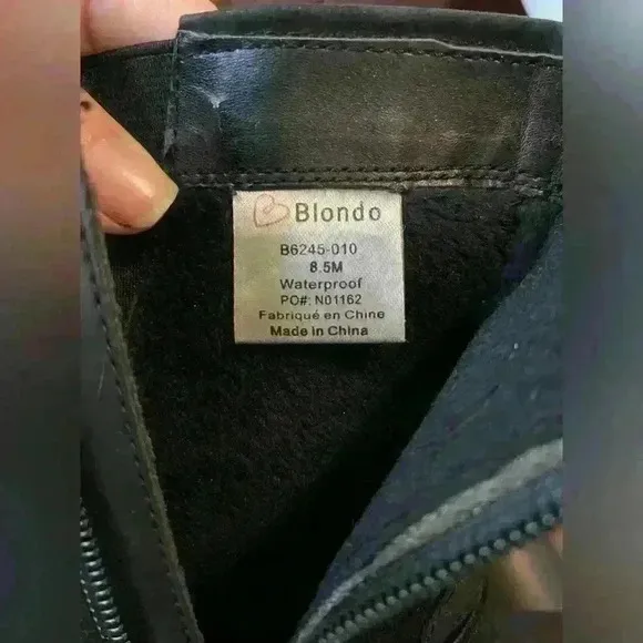 Blondo Val Waterproof boots - worn once, like new Sz 8.5 leather