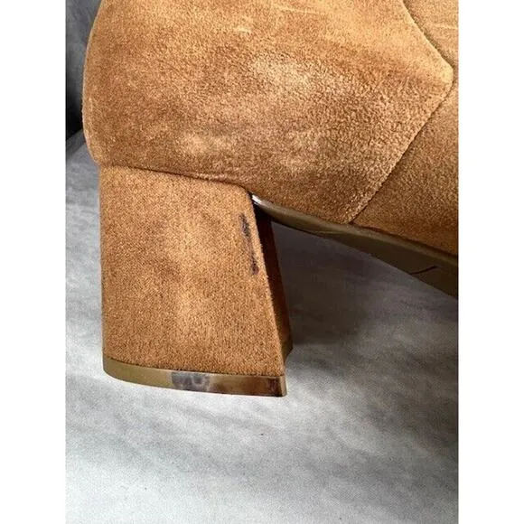 Blondo Women's Alida Waterproof Zip Up Ankle Booties, Brown, 11 Medium US