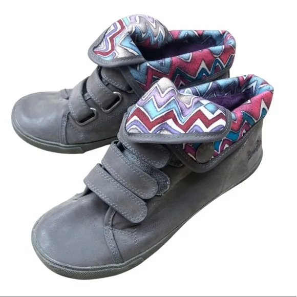 Blowfish Machiko Malibu Fold Over Patterned Colorful Casual Shoes