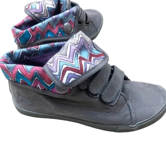 Blowfish Machiko Malibu Fold Over Patterned Colorful Casual Shoes