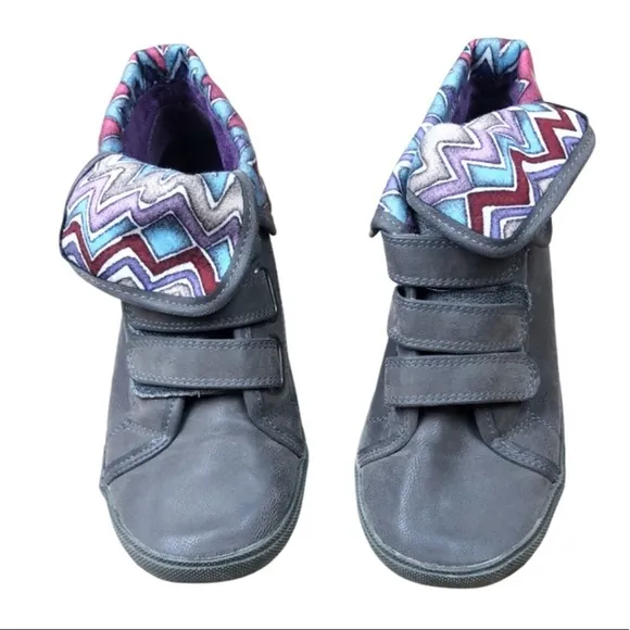 Blowfish Machiko Malibu Fold Over Patterned Colorful Casual Shoes