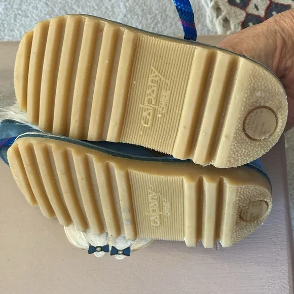 Blue Kids Shoes by a company in Chile