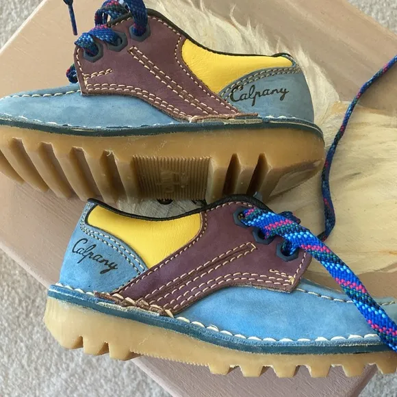 Blue Kids Shoes by a company in Chile
