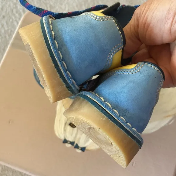 Blue Kids Shoes by a company in Chile