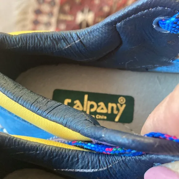 Blue Kids Shoes by a company in Chile