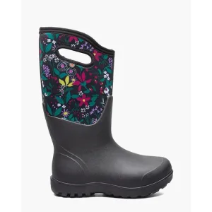 BOGS Youth Girl Black Floral Waterproof 58°F/-50°C Winter Snow Boots SZ6 Outdoor
