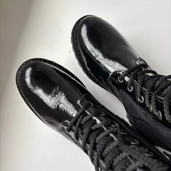 Bos. &amp; Co.HARRISON BLACK ZIP UP BOOTS Sz 39/US9