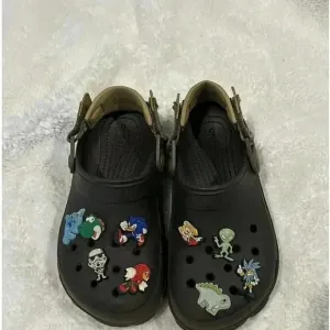 Boys Crocs Iconic Classic Comfort Youth Size 4 Black Shoes