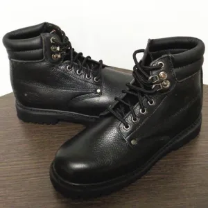 Brand New Dickies Raider Leather Work Boots, Mens:8. Black. No Box. DW7015 F55