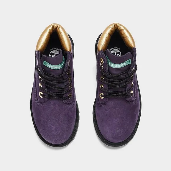 BRAND NEW! Toddler Purple &amp; Gold Timberland Boots - Sz. 5