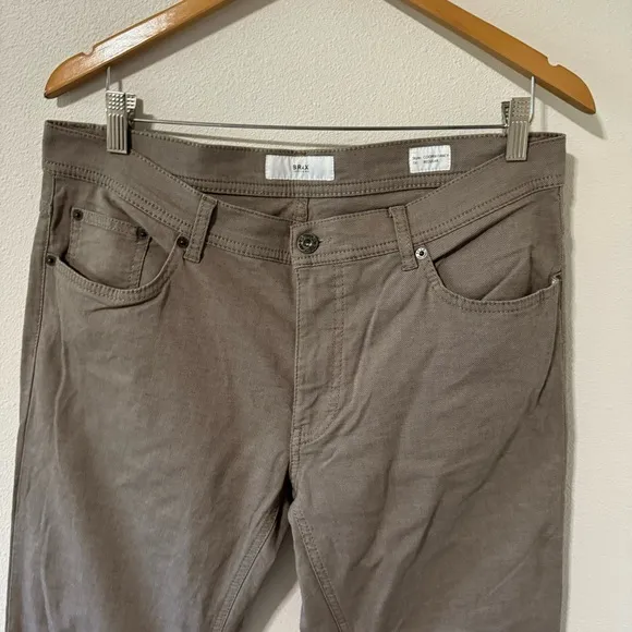 Brax Cooper Fancy Trouser Pant Brown 5-Pocket Office Minimalist 35x32