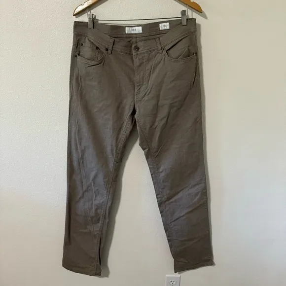 Brax Cooper Fancy Trouser Pant Brown 5-Pocket Office Minimalist 35x32