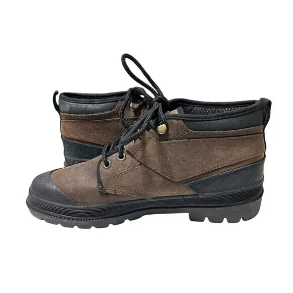 British Knights Mid Boots Chukkah Ankle Men's Size 9.5 Brown Leather Shoes New